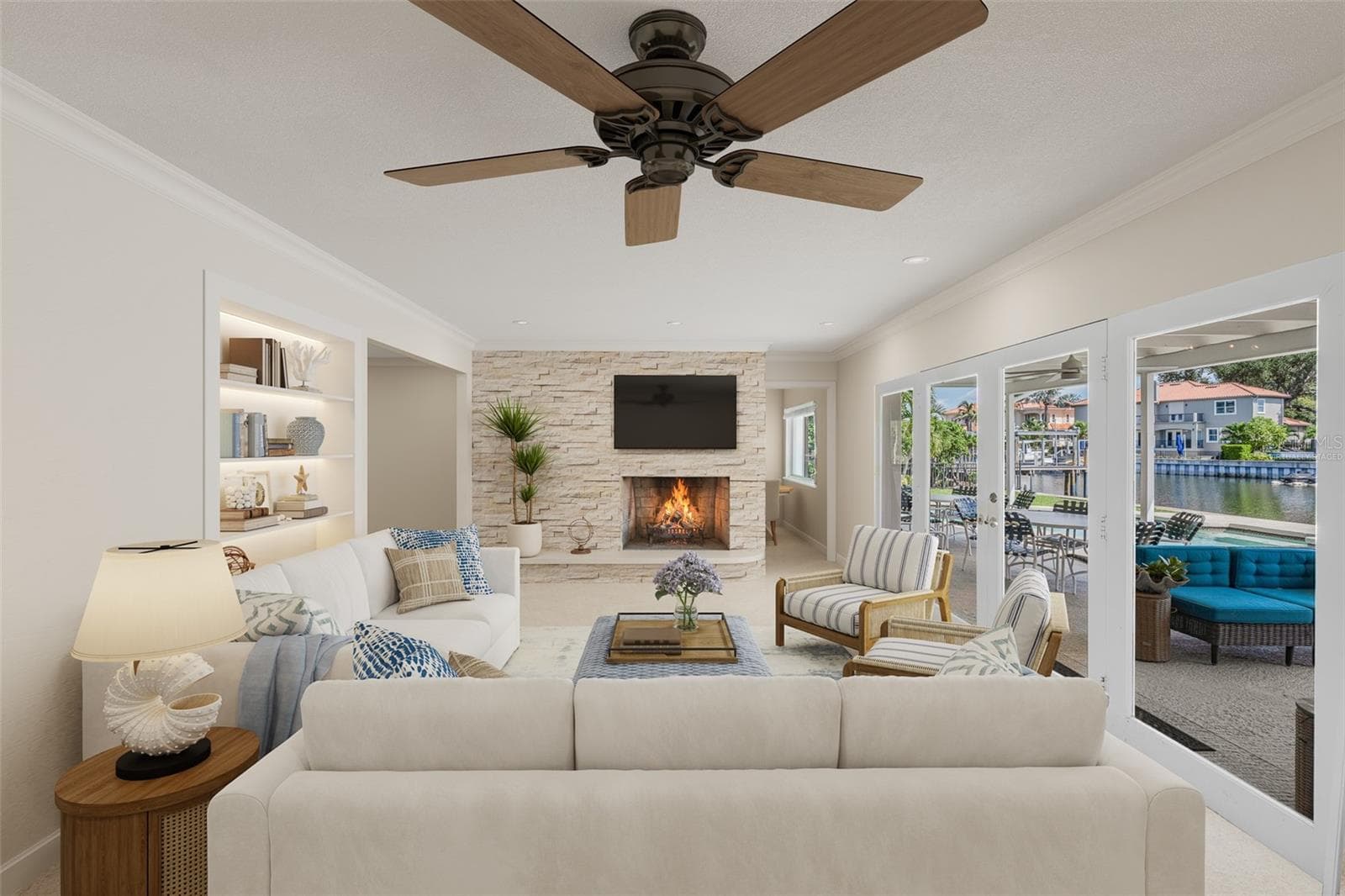 Virtually staged and virtually finished. Does not reflect current condition. - 628 RIVIERA DR, TAMPA