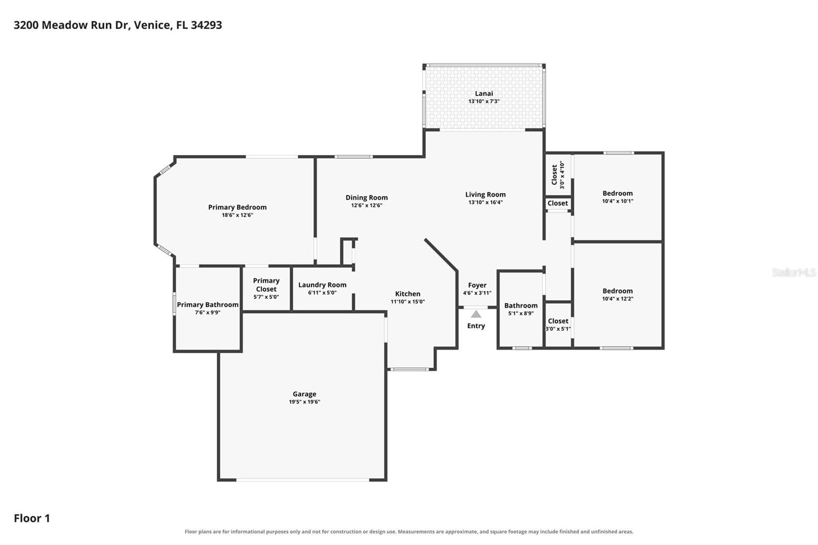 Single Family Residence at 3200 MEADOW RUN DR, VENICE, photo 47 of 60