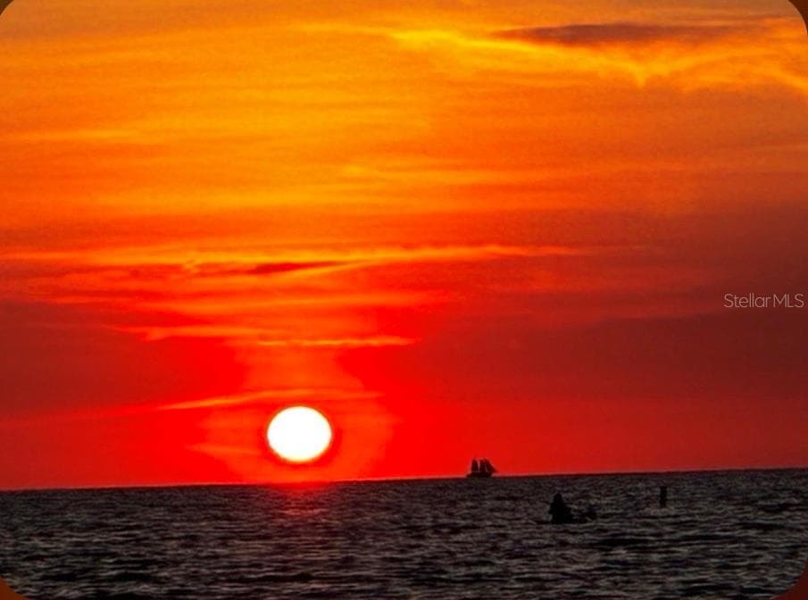 Sunset Beach with a gorgeous sunset - 8175 GULF BLVD, ST PETE BEACH