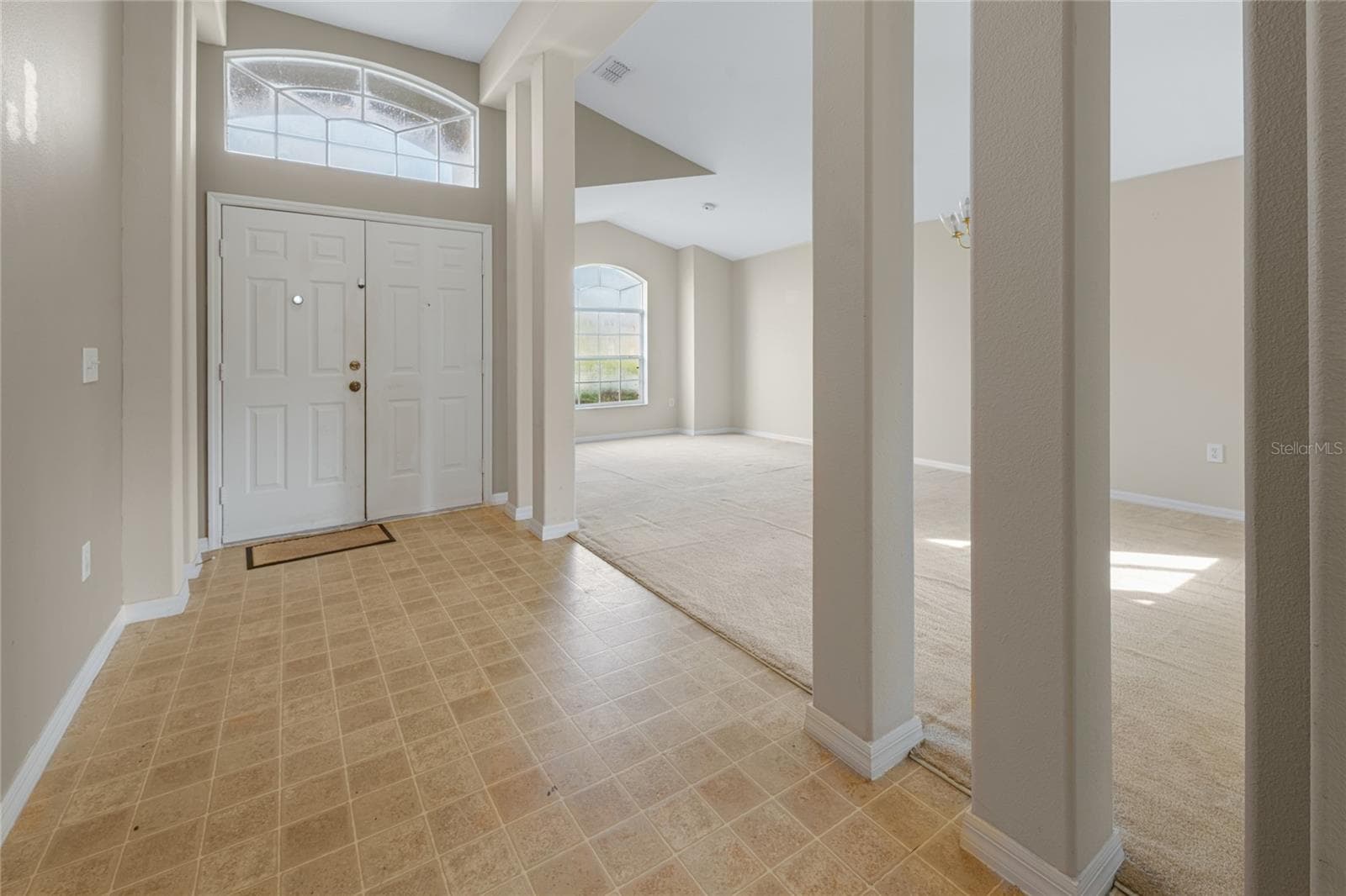 Living room off of the double front door - 3626 BENSON PARK BLVD, ORLANDO