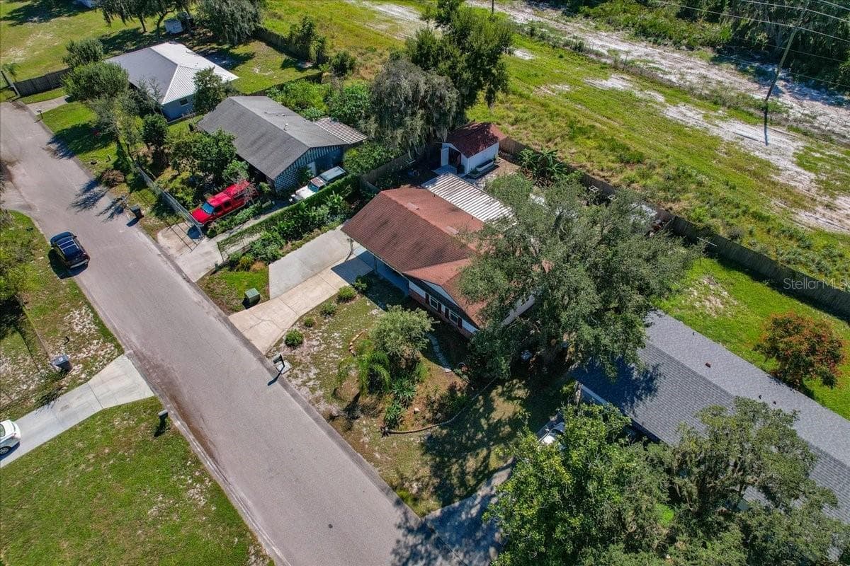 Aerial view - 4801 WESTON RD, BARTOW
