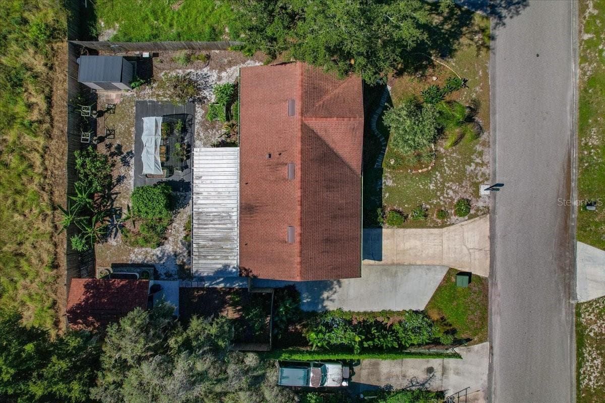 Aerial view - 4801 WESTON RD, BARTOW