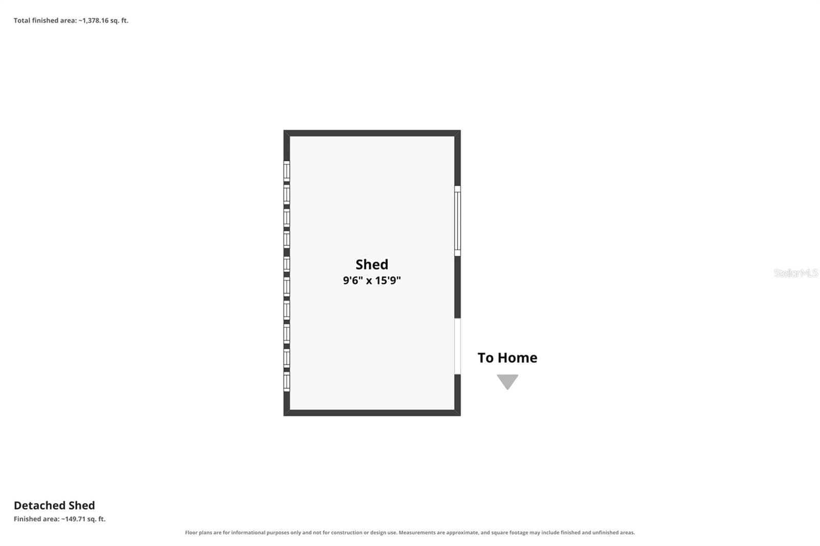 SHED FLOOR PLAN - 39209 6TH AVE, ZEPHYRHILLS