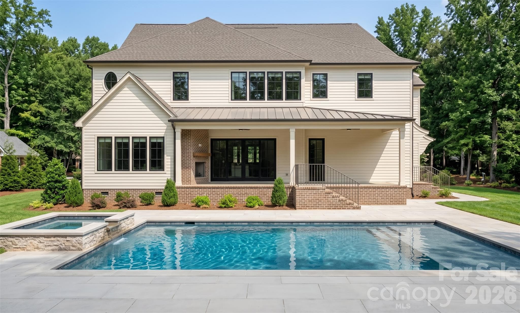 AI rendering of actual pool going in now to be completed in 2-3 weeks - 542 Lansdowne Road, Charlotte
