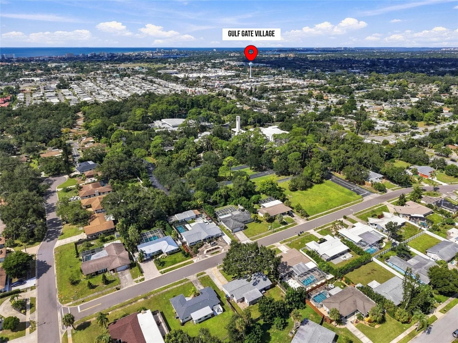 Aerial Overview - 6821 ANCHOR WAY, SARASOTA