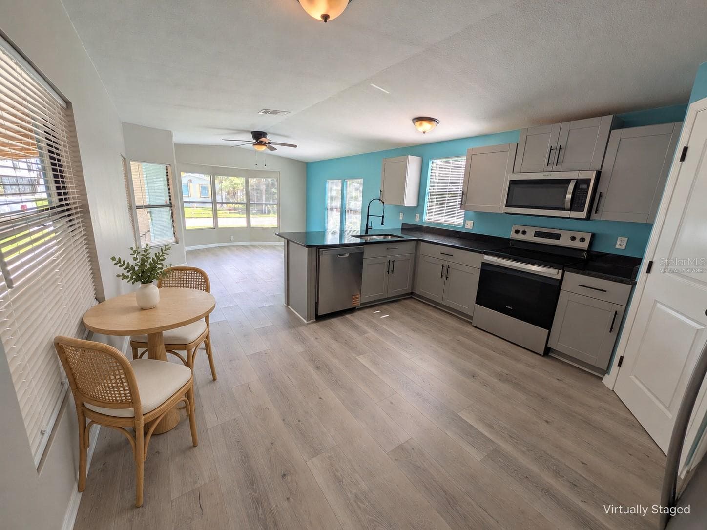 VIRTUALLY STAGED KITCHEN - 3125 BAYBERRY AVE, PUNTA GORDA