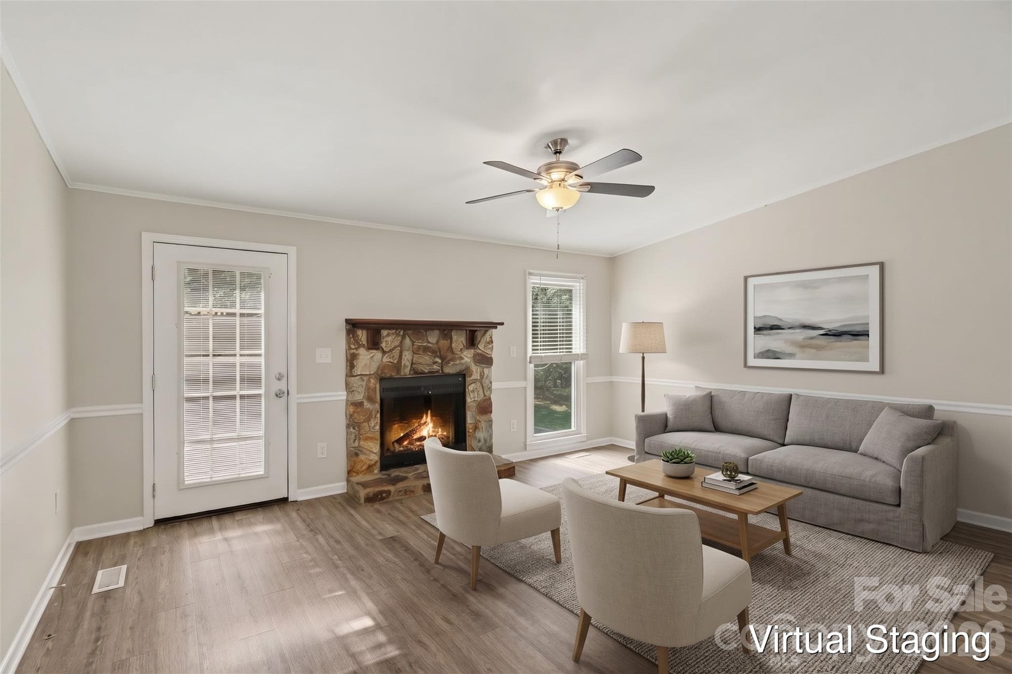 Virtually Staged - 8204 Strawberry Point Drive, Charlotte