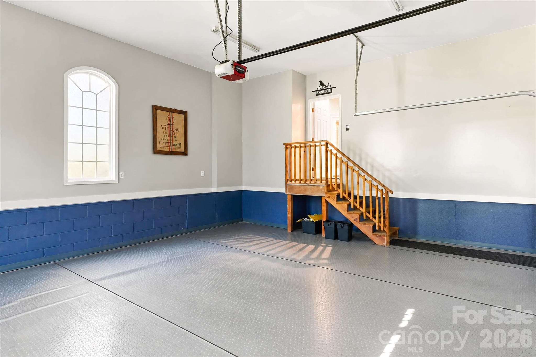 finished 2 car garage - 1757 Hickory Springs Lane, Lincolnton