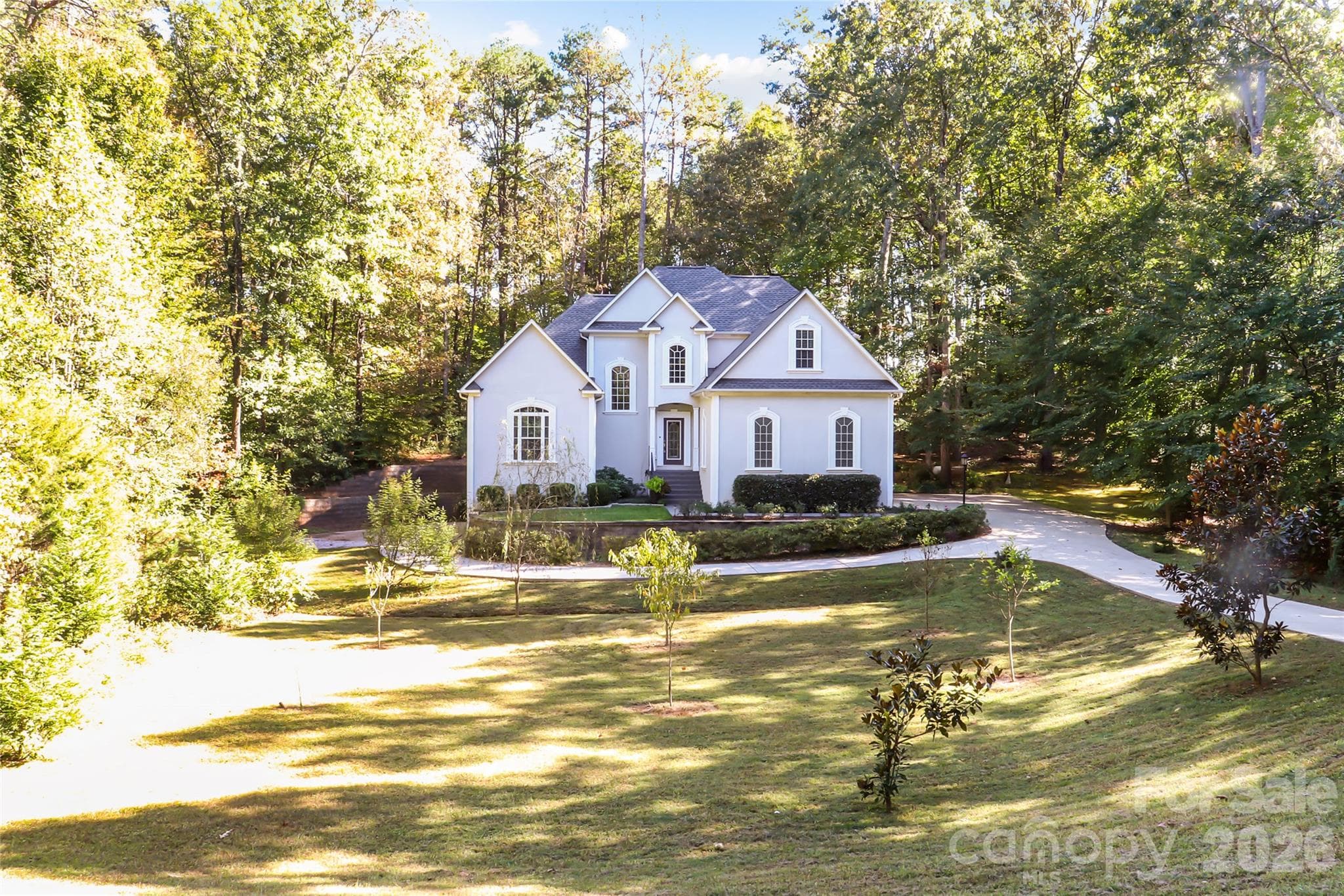 Expansive front yard with fruit trees - 1757 Hickory Springs Lane, Lincolnton
