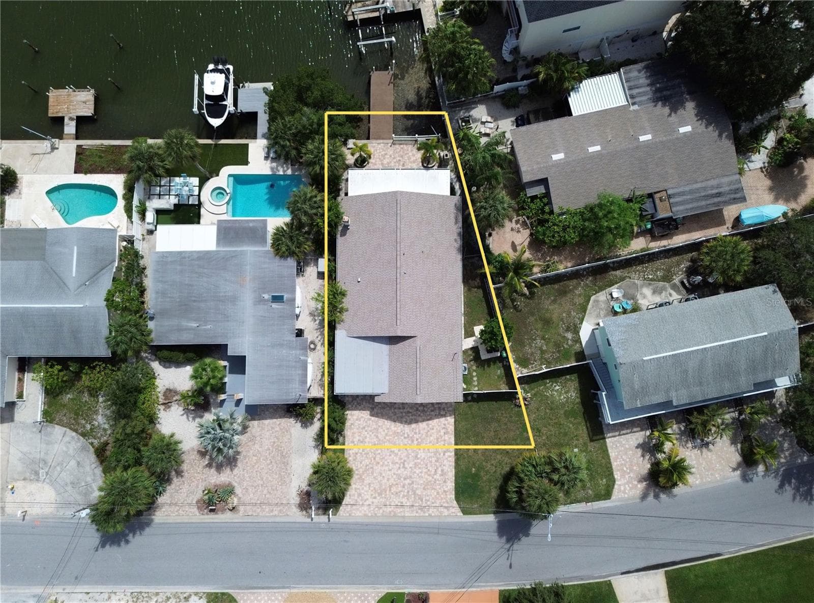 Aerial - 307 LA HACIENDA DR, INDIAN ROCKS BEACH