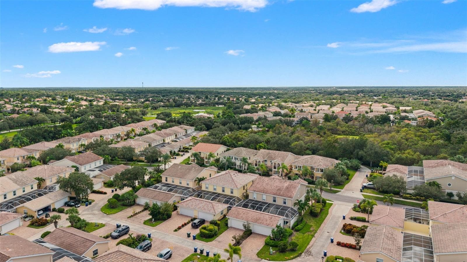 Aerial view of the community - 5389 CAMBIAGO ST, SARASOTA