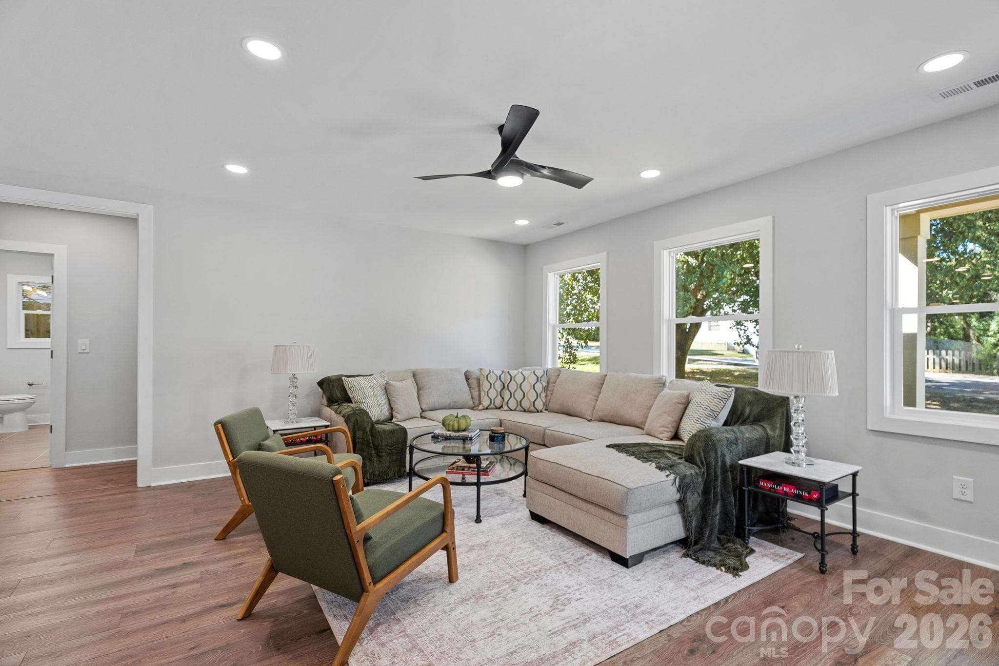 Living Room - 1949 Garibaldi Avenue, Charlotte