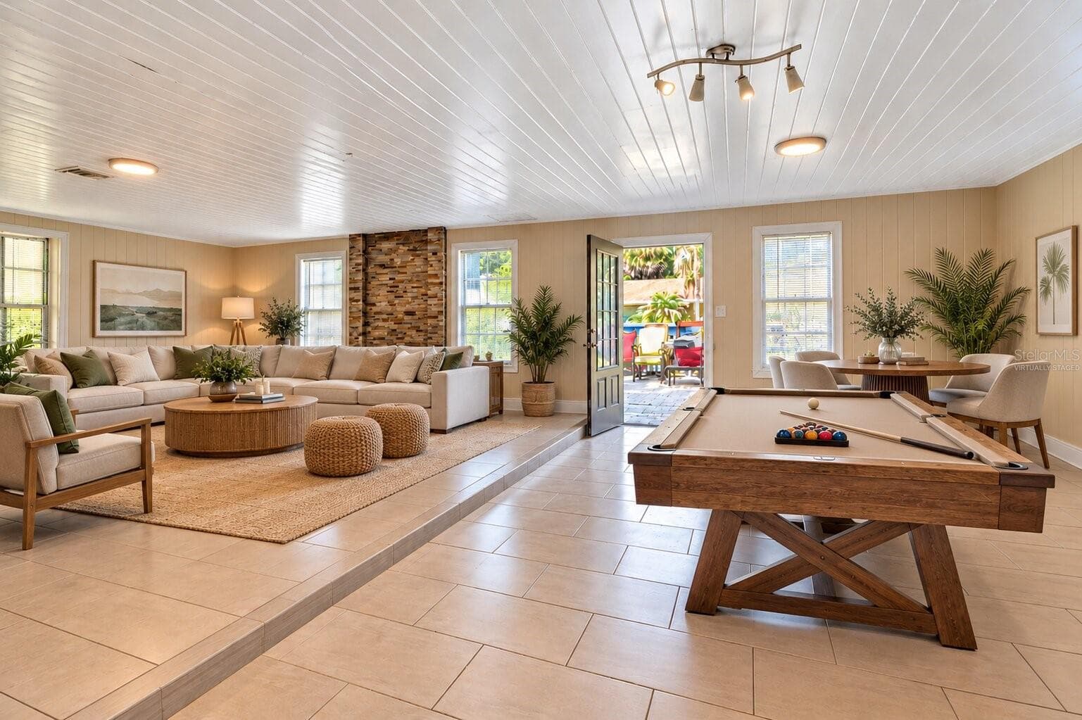 Virtually Staged Backroom/ Bonus Room - 1351 MARKHAM WOODS RD, LONGWOOD
