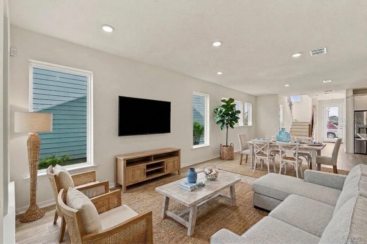 Family Room **Virtually Staged - 3226 VOYAGER AVE, ST CLOUD