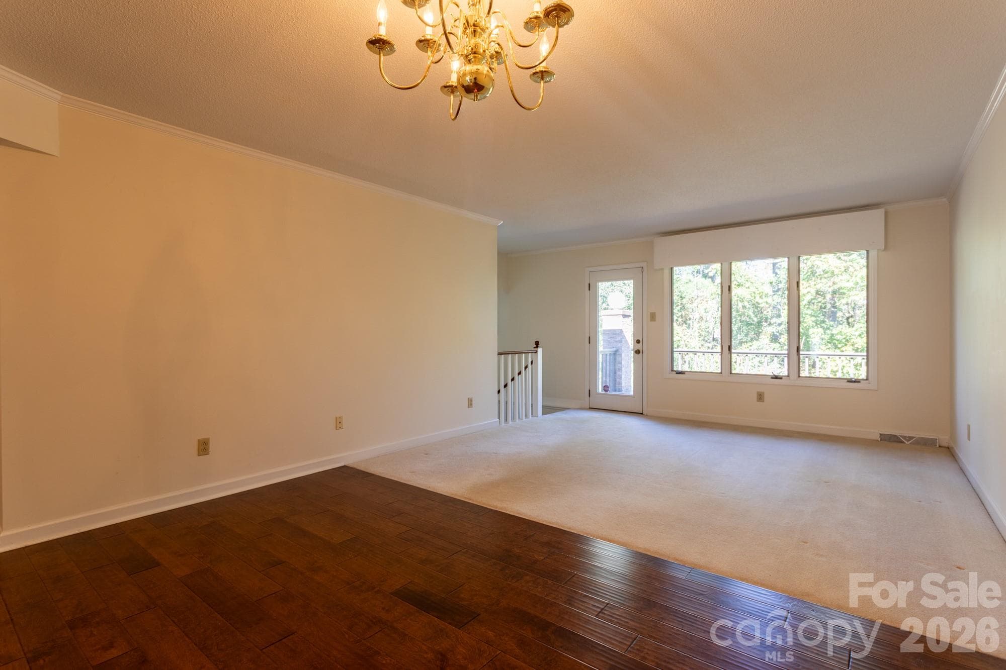 Living room is now vacant - 1359 Radio Road, Statesville