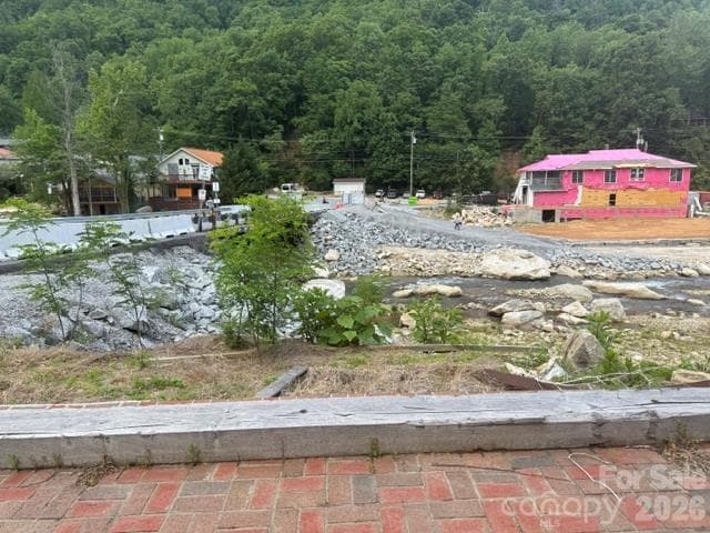 View from previous site overlooking village of Chimney Rock - 126 Southside Drive, Chimney Rock