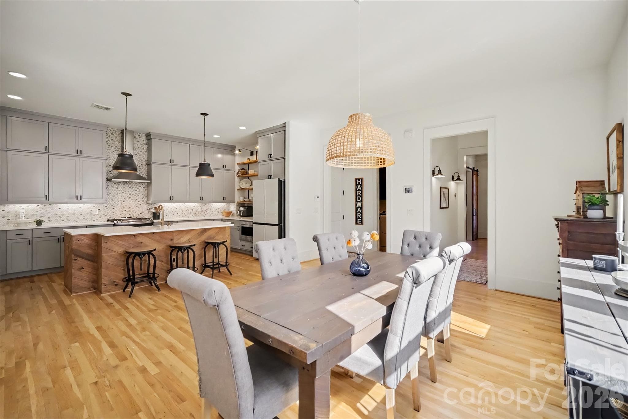 Dining room with large windows - 206 June Bug Lane, Fort Mill