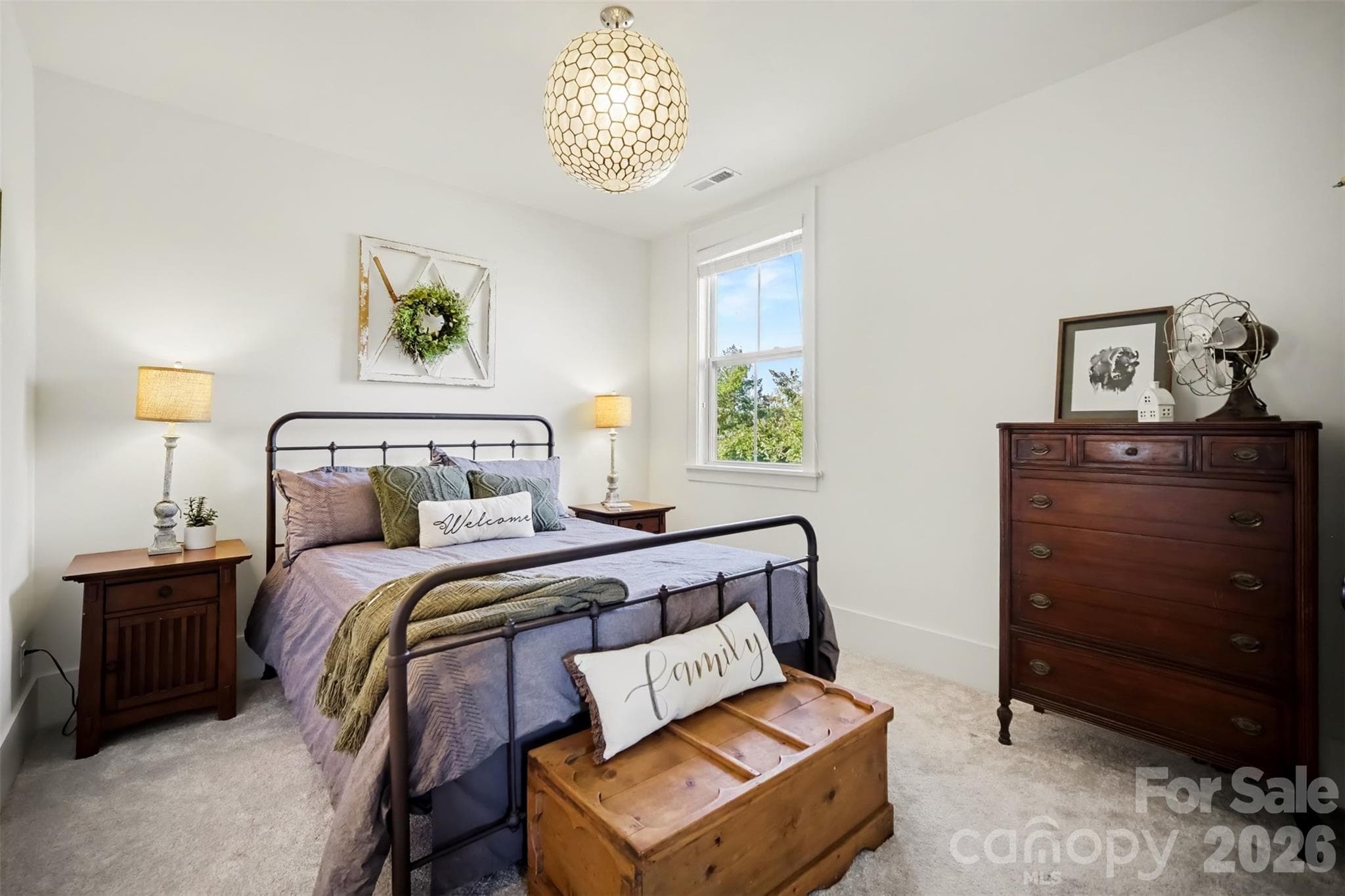 Guest Bedroom 1 with access to a double vanity full bathroom - 206 June Bug Lane, Fort Mill