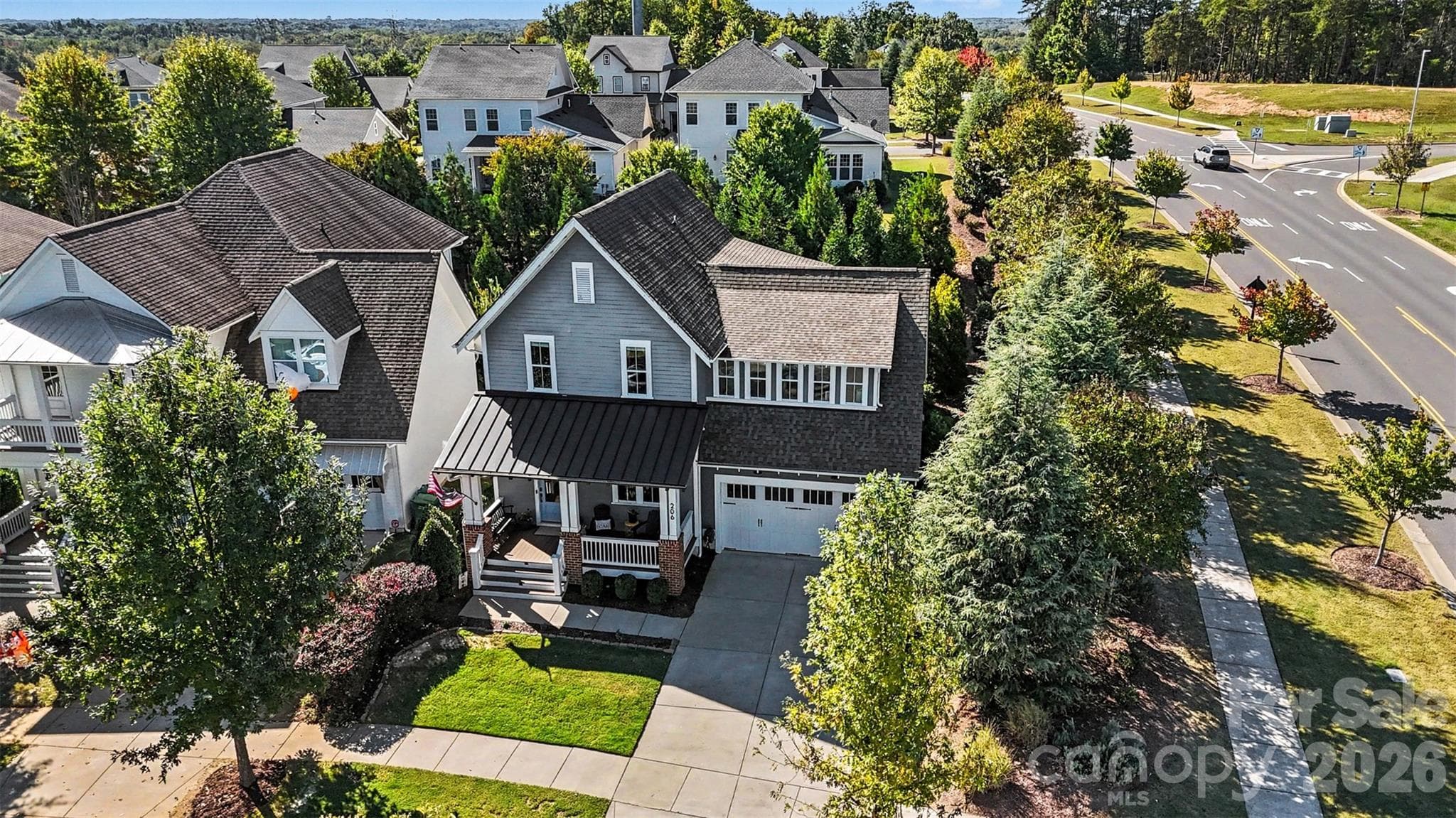 Aerial viw of the home - 206 June Bug Lane, Fort Mill