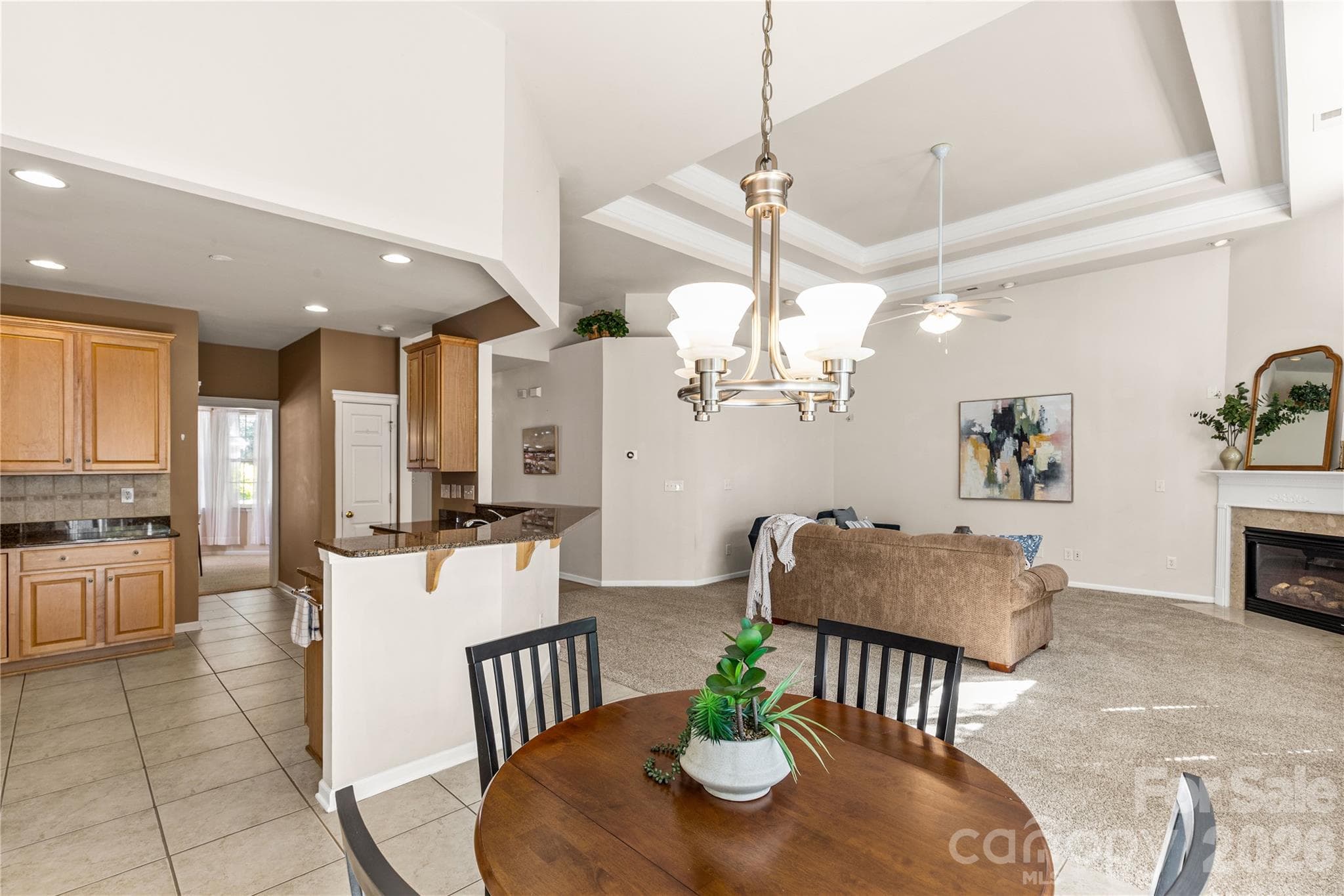 breakfast area - 3820 Planters Watch Drive, Charlotte