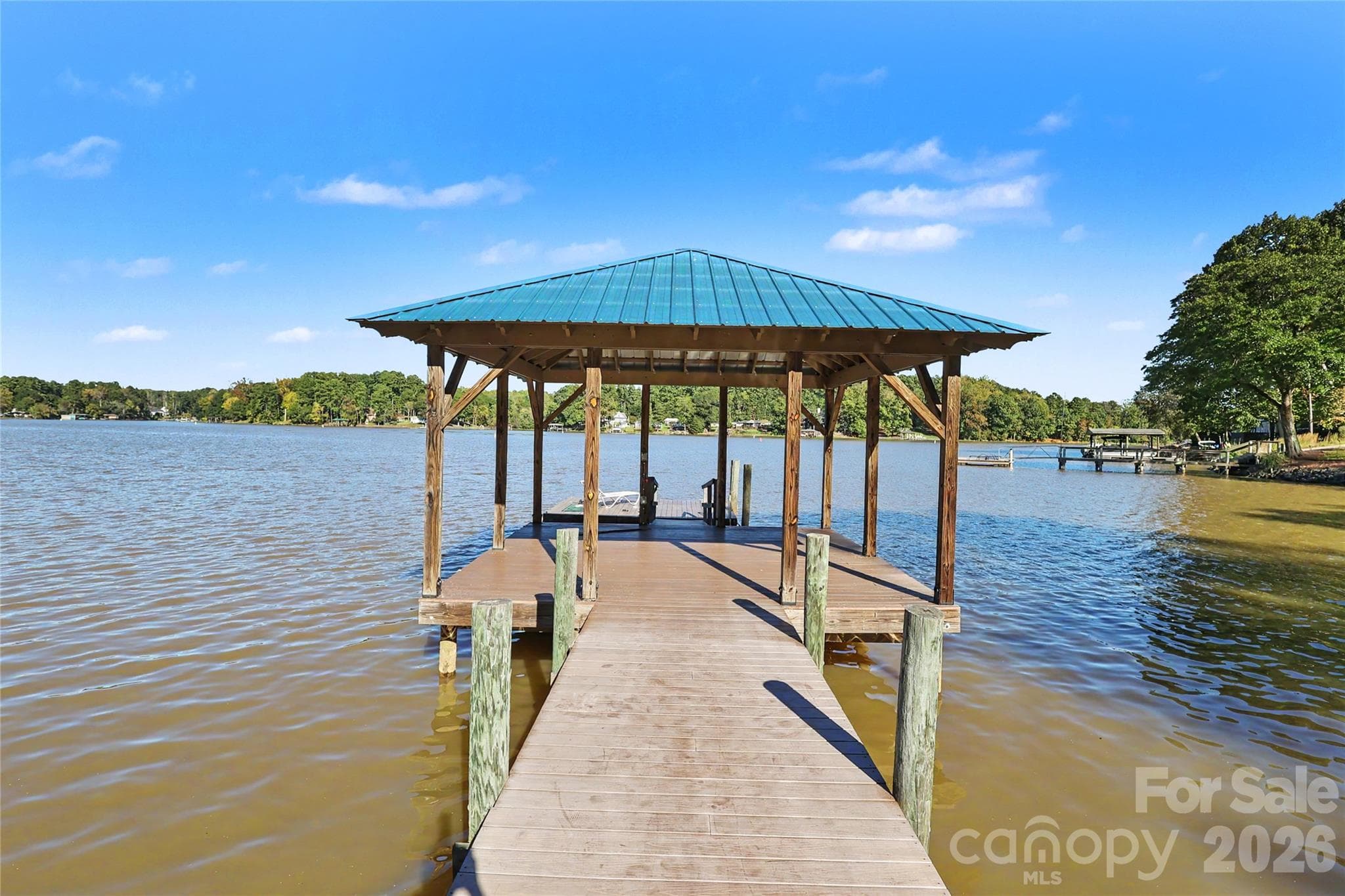 Walkway to covered area and floating pier - 3121 Lakeside Circle, Belmont