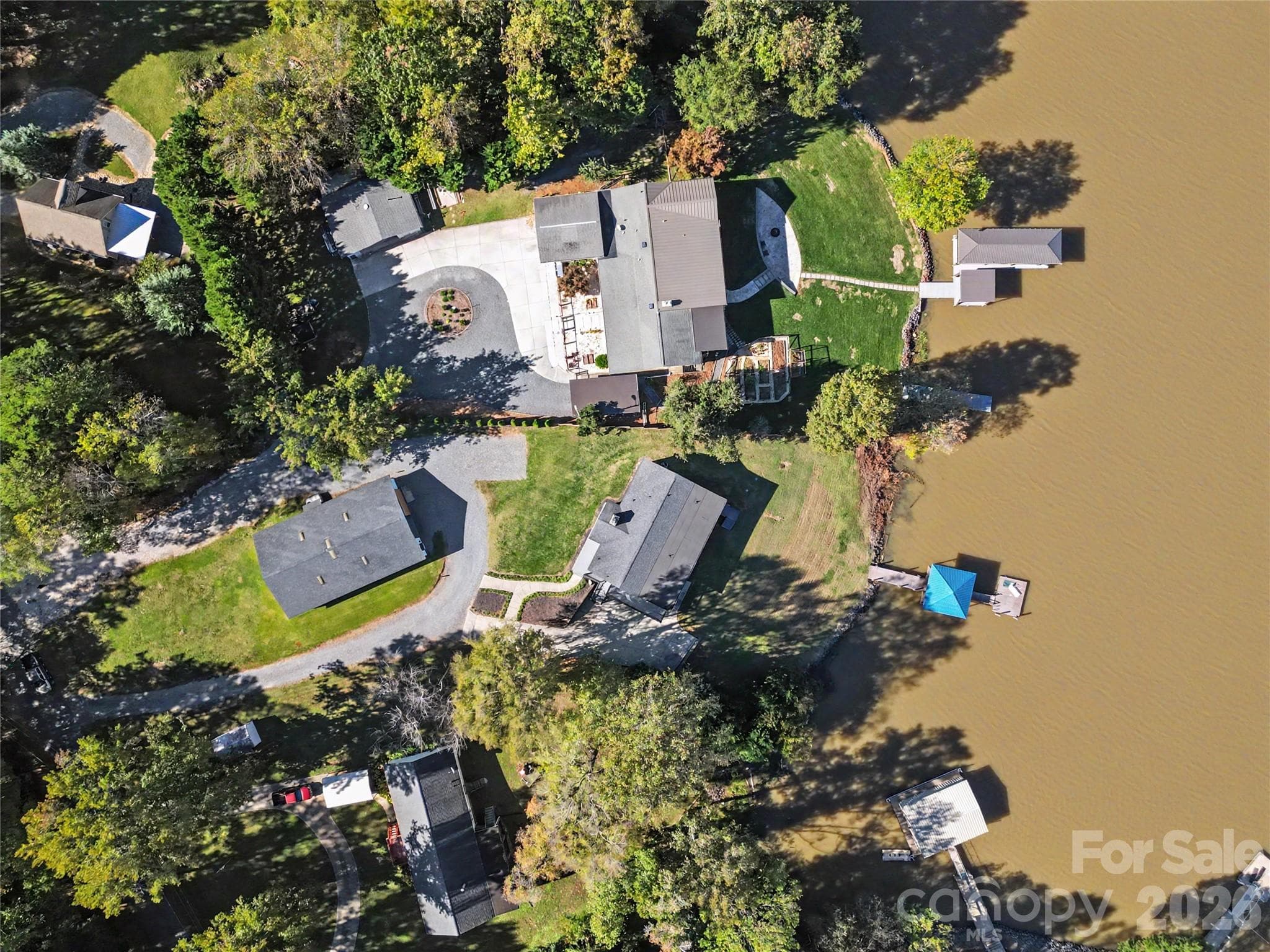 Aerial view of the water - 3121 Lakeside Circle, Belmont