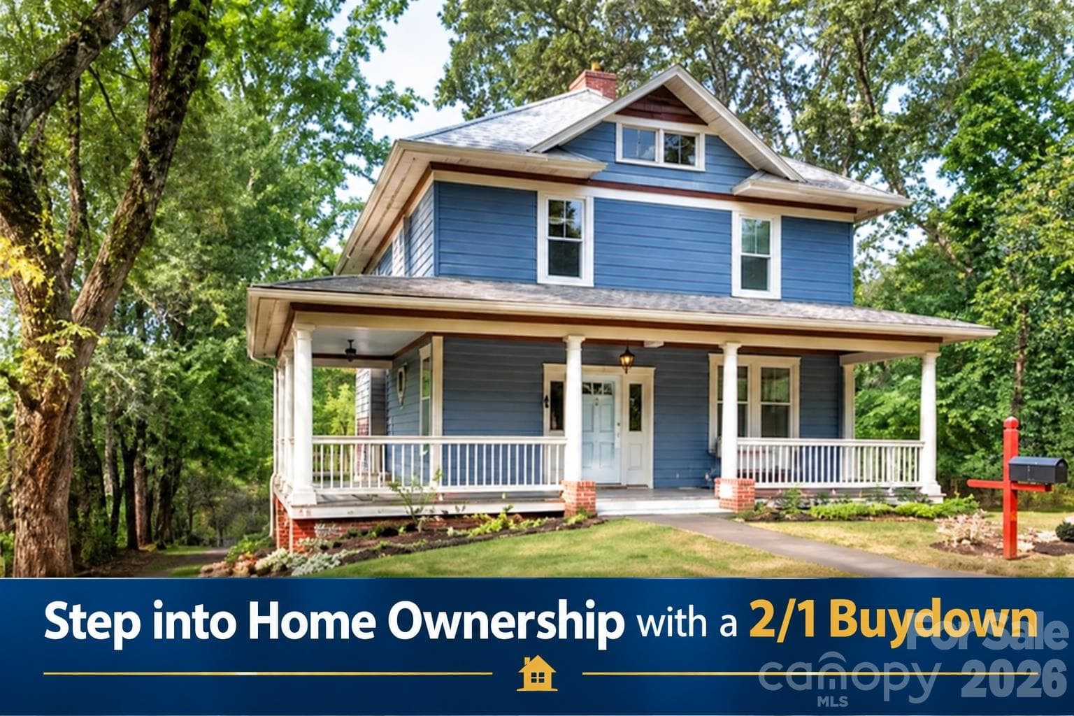 Seller Paid 2/1 Buydown - 16 West Street, Asheville