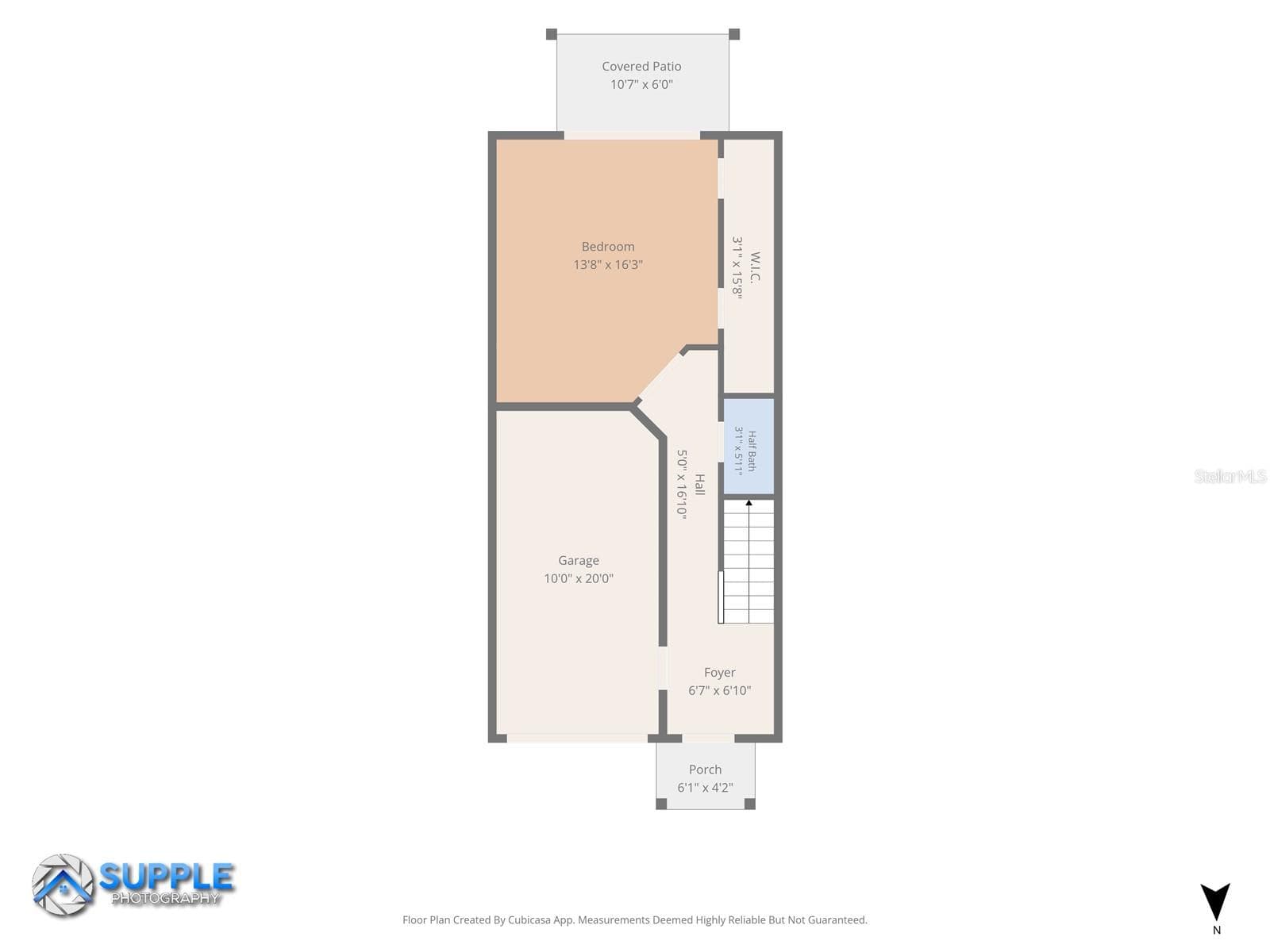 First floor plan with room measurements. Measurements are approximate; buyer to verify. - 3181 BAYSHORE OAKS DR, TAMPA