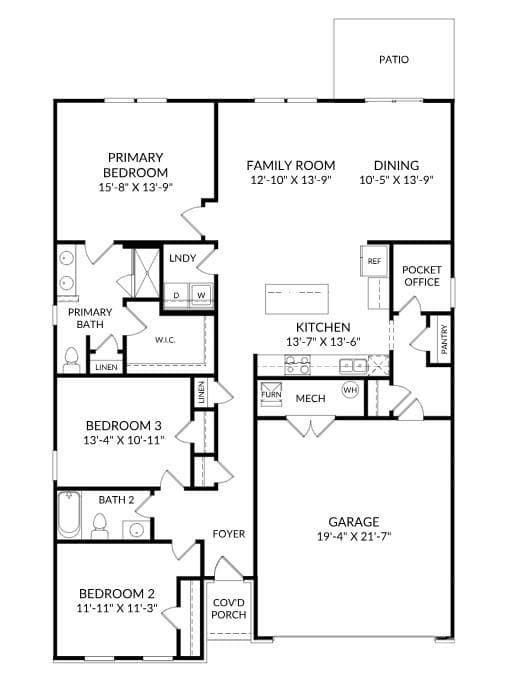 Main Level - 1484 Ardmore Drive, Sherrills Ford