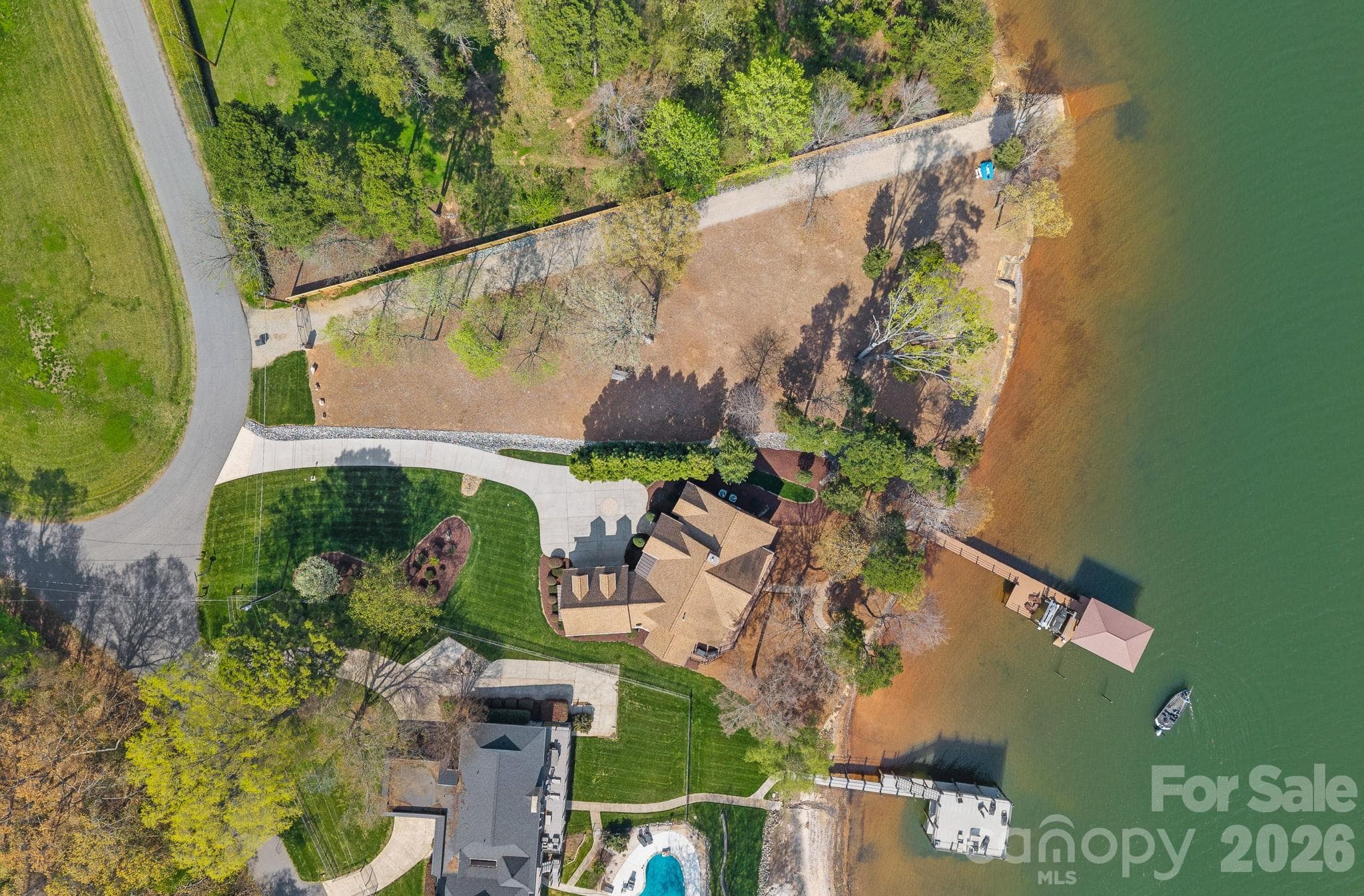 OVERHEAD VIEW OF CLEARED LOT #18 - 841 Morrison Farm Road, Troutman