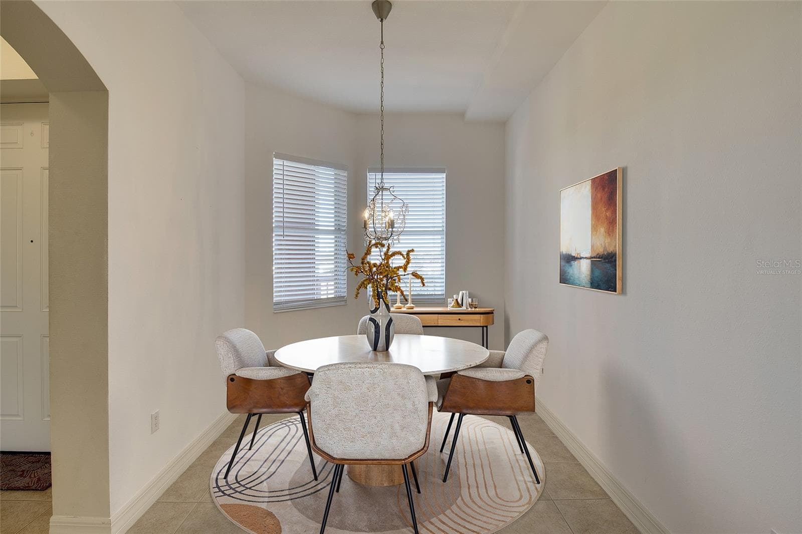 Virtually Staged dinette - 1921 MONTE CARLO DR #603, SARASOTA