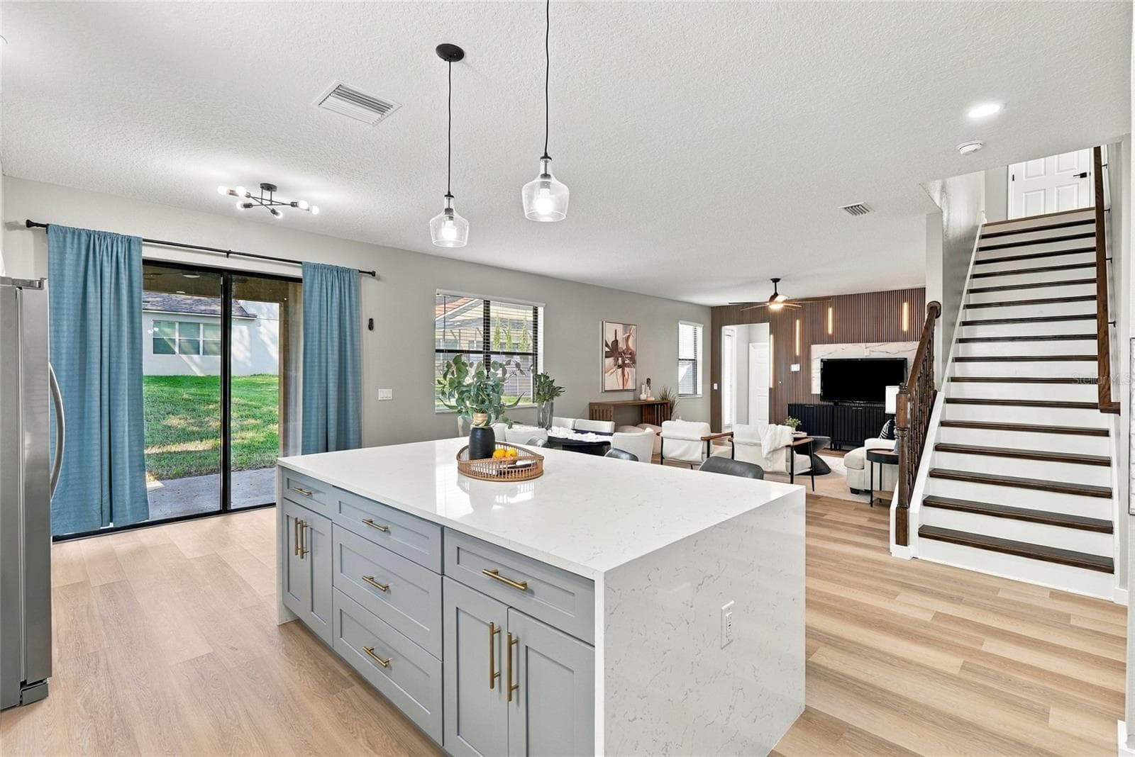 Open Concept Kitchen/Dining/Living - 1306 GARDEN STONE LN, BRANDON