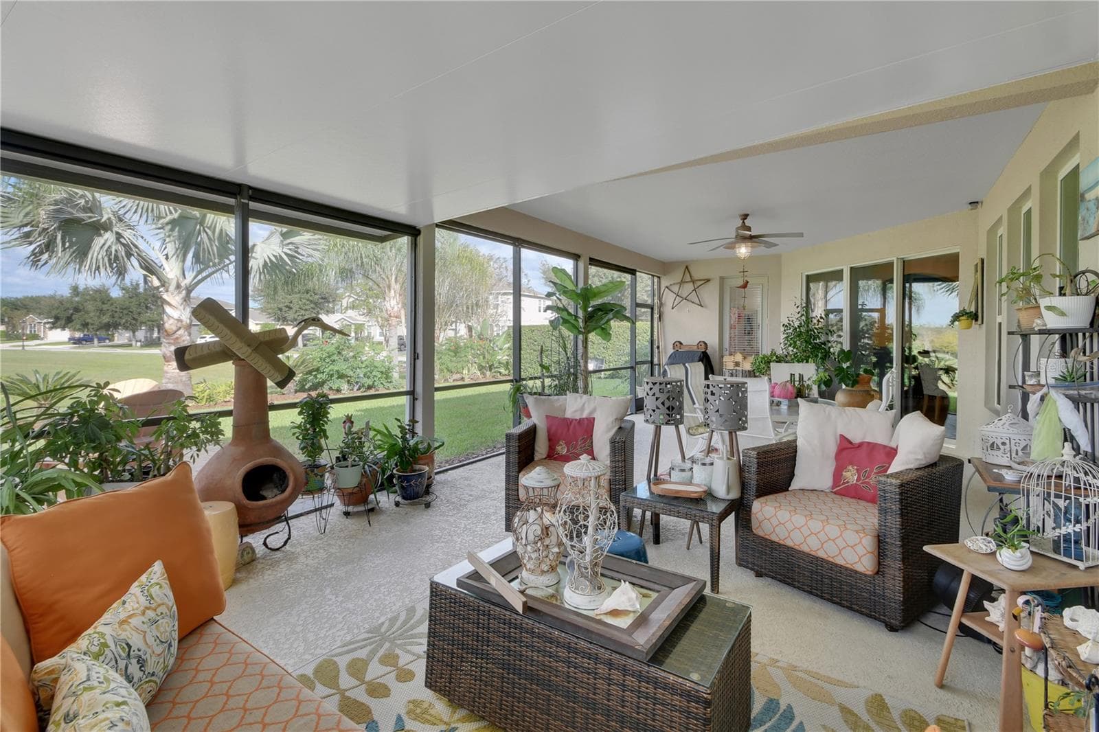 Covered screen lanai - 126 MYRTLEBERRY LN, DELAND