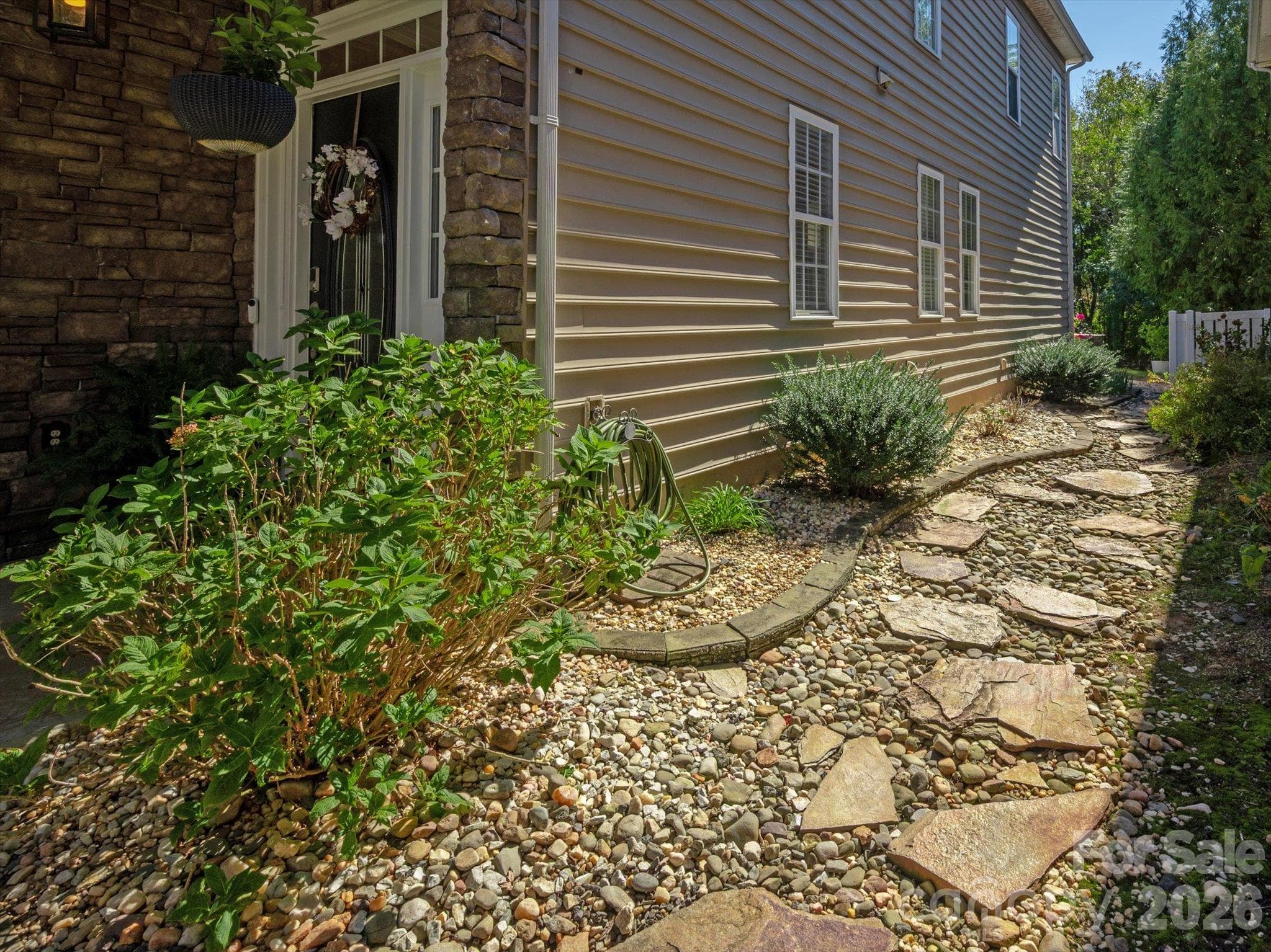 Stone pathway - 6107 Cactus Valley Road, Charlotte