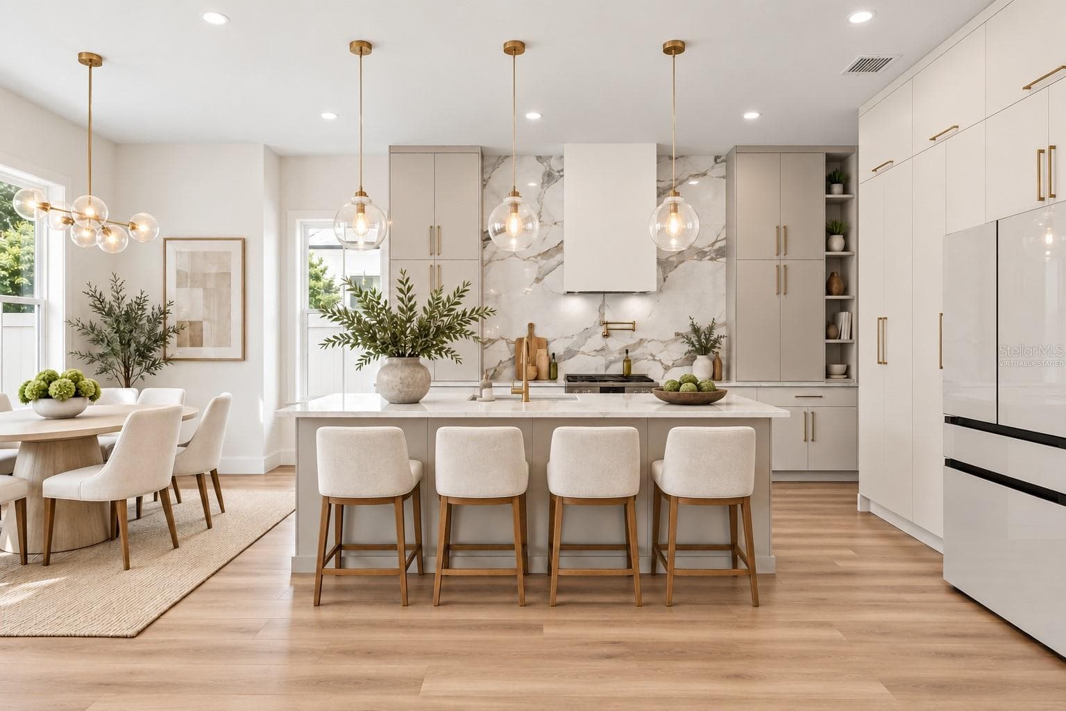 virtually staged kitchen - 10144 HODSON PL, SEMINOLE