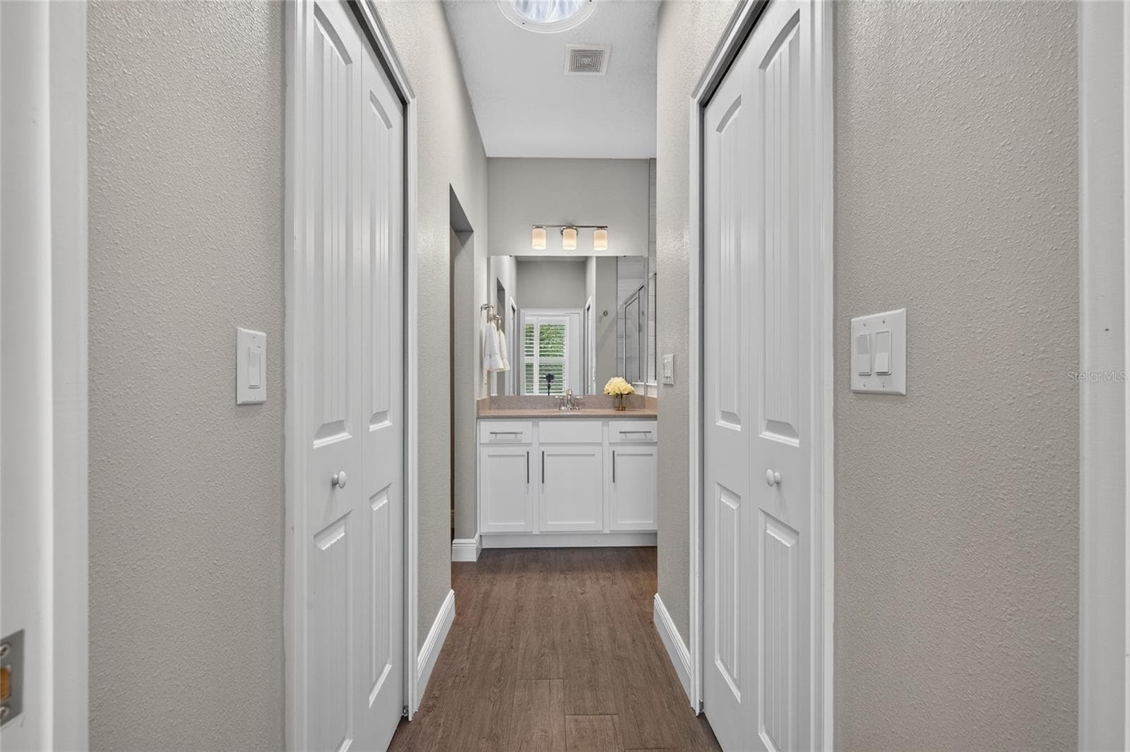 Dual closets in primary bedroom - 4408 BEDFORD WAY, LEESBURG