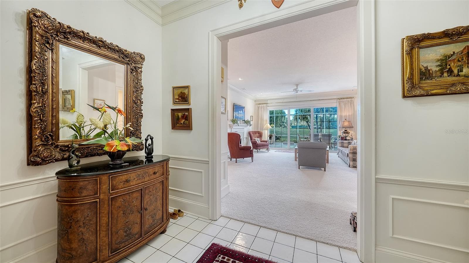 From Entrance Foyer Looking Towards Living Room - 227 SAINT JAMES PARK, OSPREY