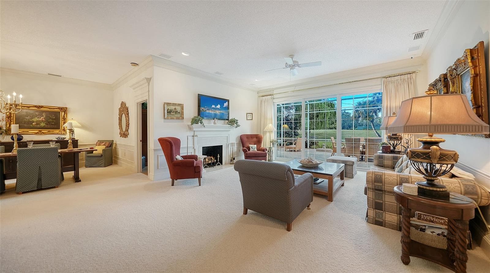 Spacious Living Room & Dining Room - 227 SAINT JAMES PARK, OSPREY