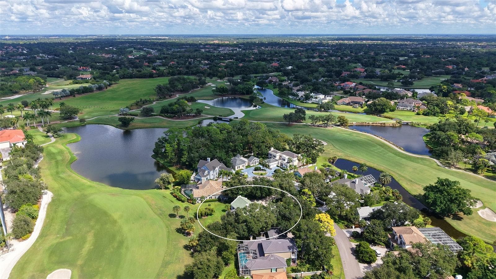 Over Looking Eagle Golf Course Aerial View - 227 SAINT JAMES PARK, OSPREY