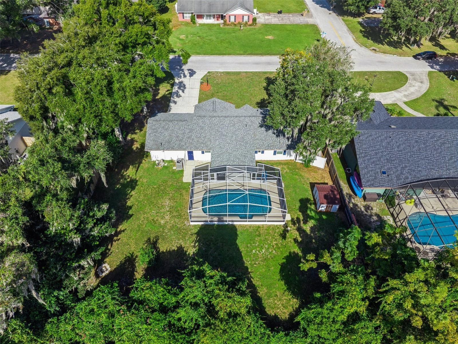 Bird's-eye view of your private pool - 5246 ROYAL OAK DR, FRUITLAND PARK