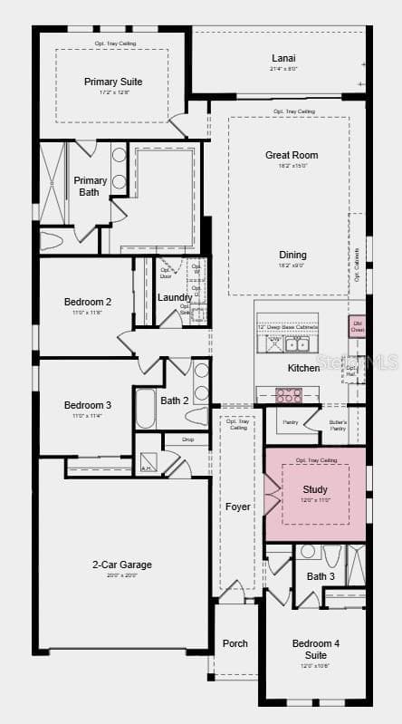 Additional Highlights Include: tray ceiling package, whole house 8' interior doors, and outdoor kitchen rough-in. - 879 STEEL DR, APOLLO BEACH