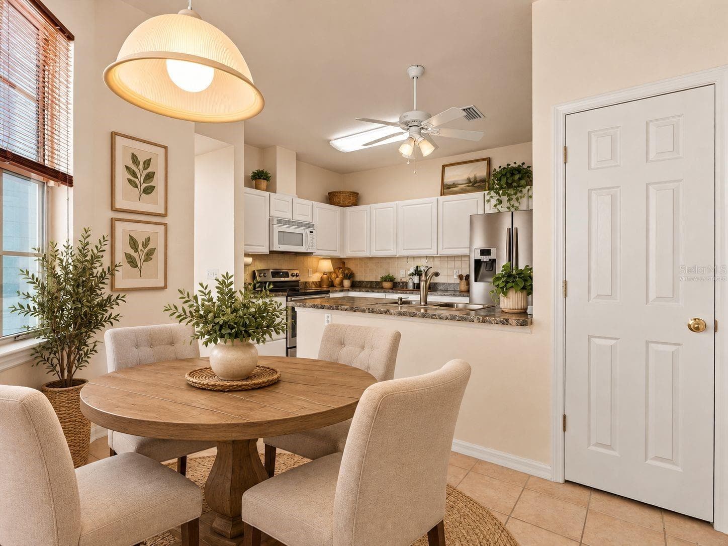 Virtually Staged - Dinette & Kitchen with Closet - 11644 NW 18TH PL, GAINESVILLE