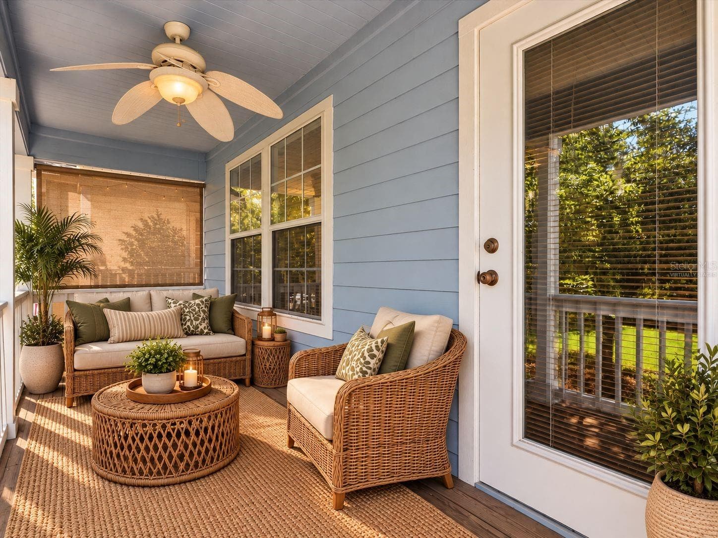 Virtually Staged - Primary Bedroom Balcony Porch - 11644 NW 18TH PL, GAINESVILLE