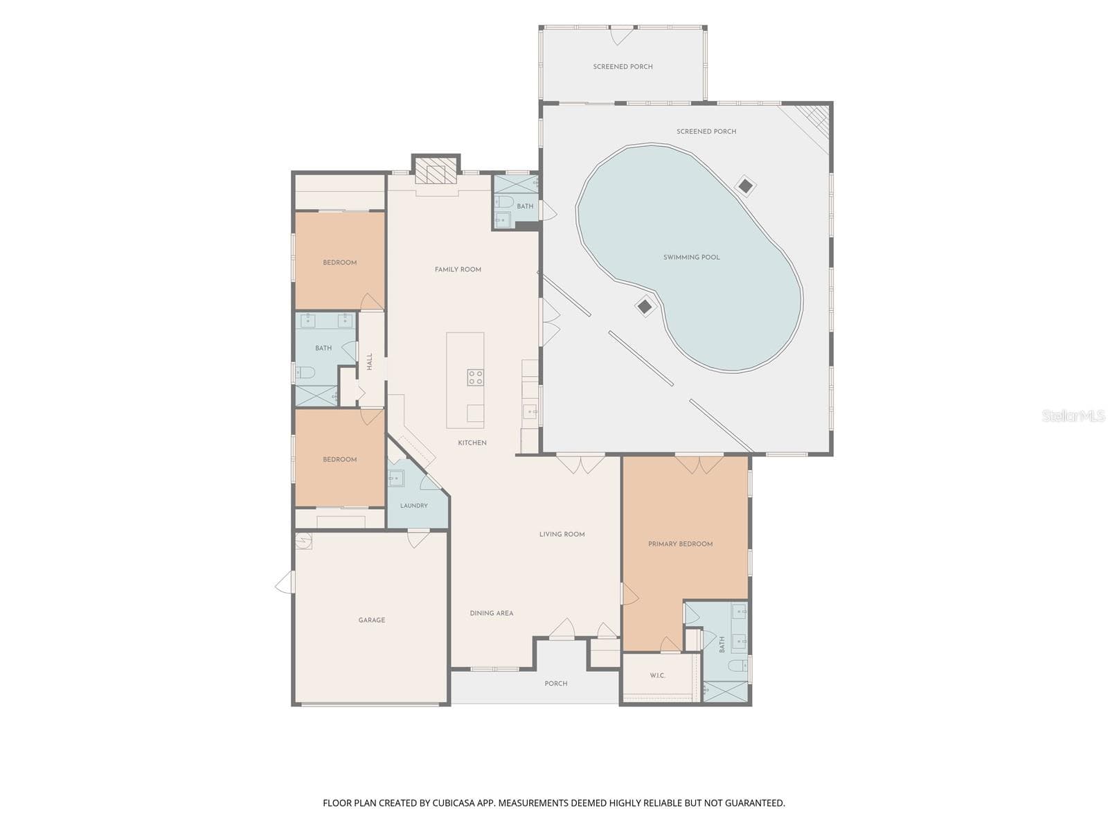 2D Floor Plan - 10106 LAKEVIEW DR, NEW PORT RICHEY