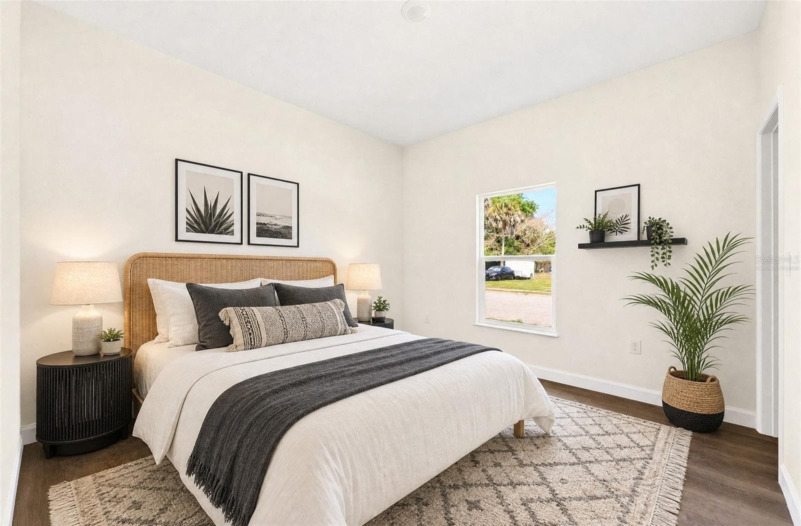 Second Bedroom. Virtually Staged. - 702 LUCKY ST, TITUSVILLE