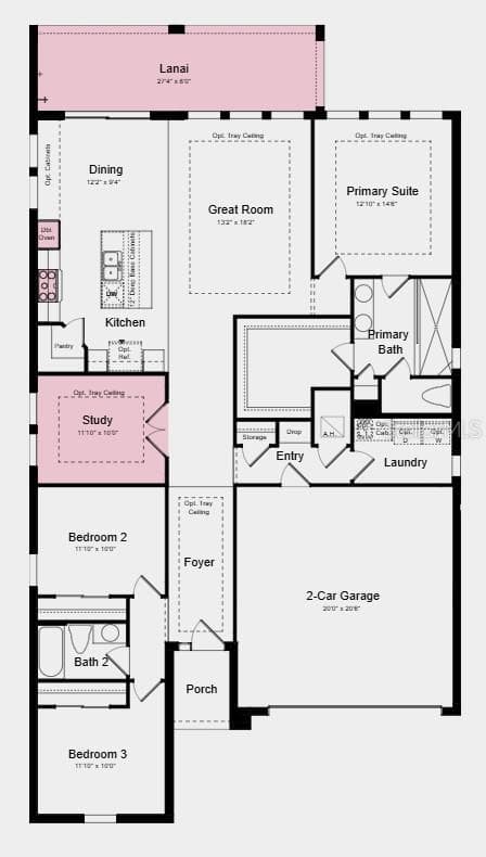 Additional Highlights Include: tray ceiling package, whole house 8' interior doors, and outdoor kitchen rough-in. - 814 SKY SHADE DR, APOLLO BEACH