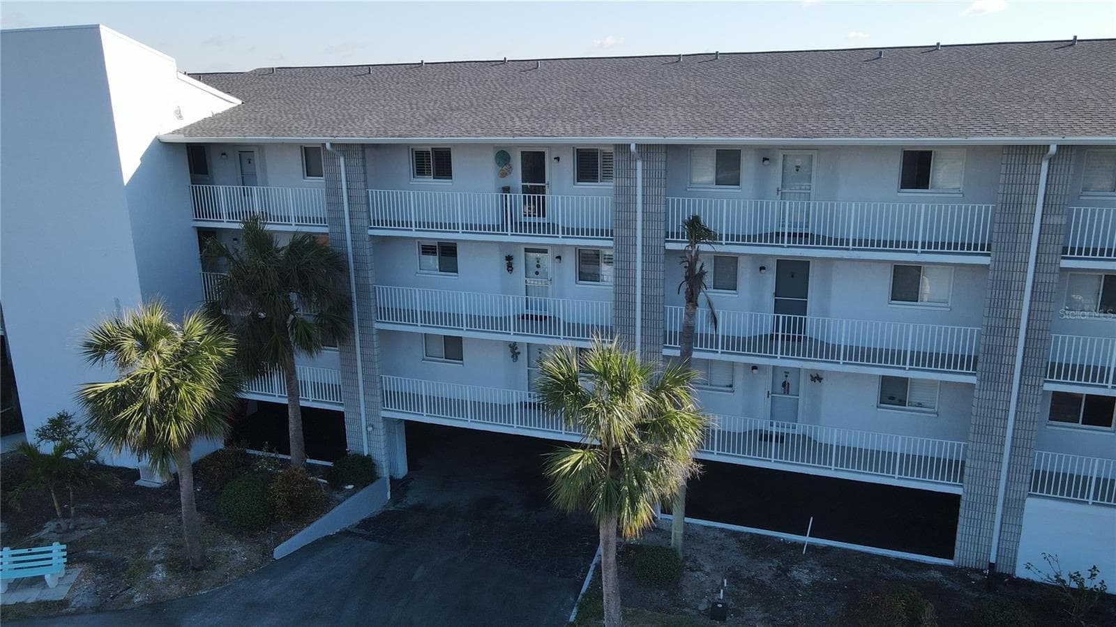 Photo Of Building B. Unit 306B Is Top Floor Condo. - 1401 S MCCALL RD #B-306, ENGLEWOOD