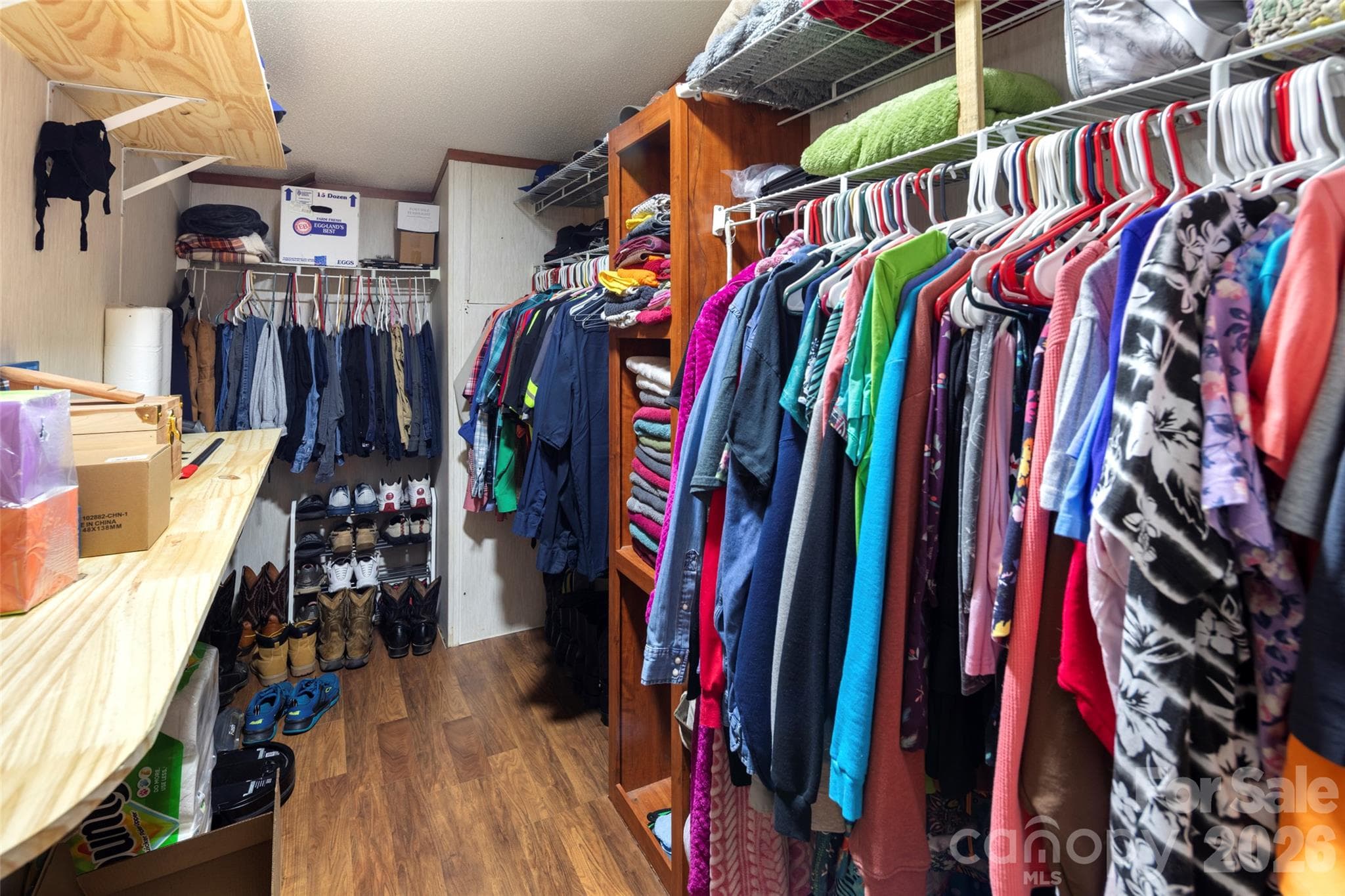 Nice sized walk in closet - 81 Dena Nix Lane, Hendersonville