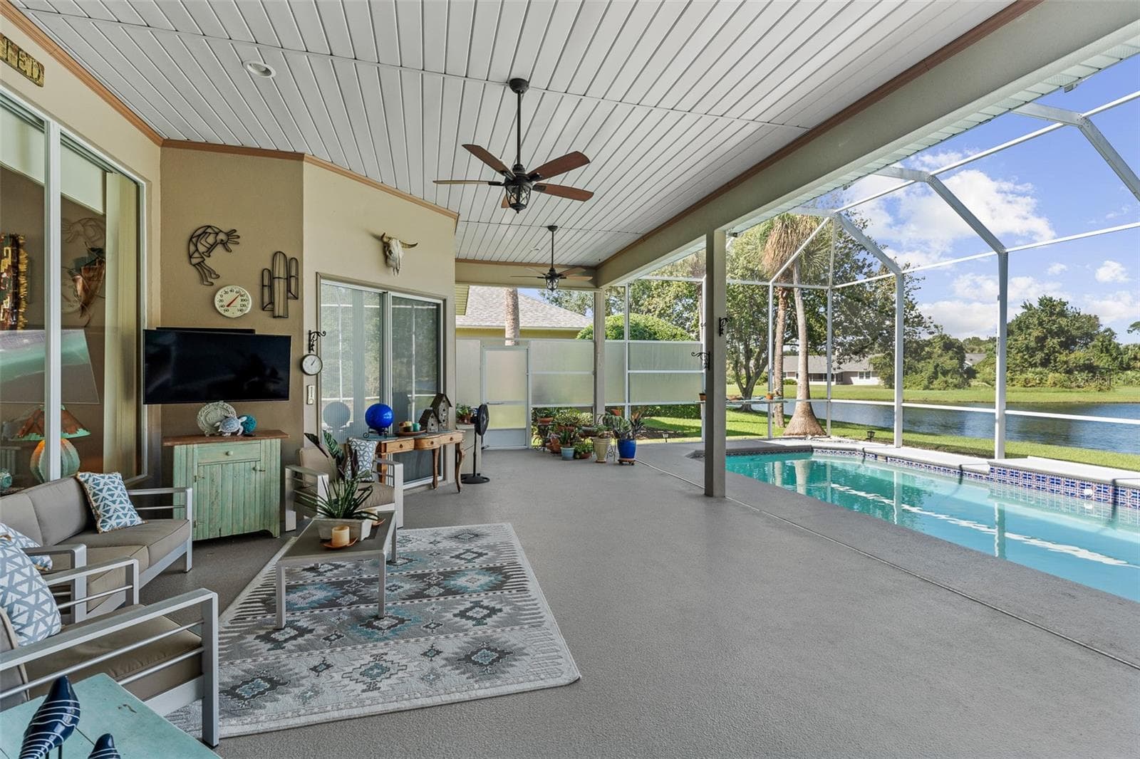 Lanai/Pool - 993 MORI CT, PORT ORANGE