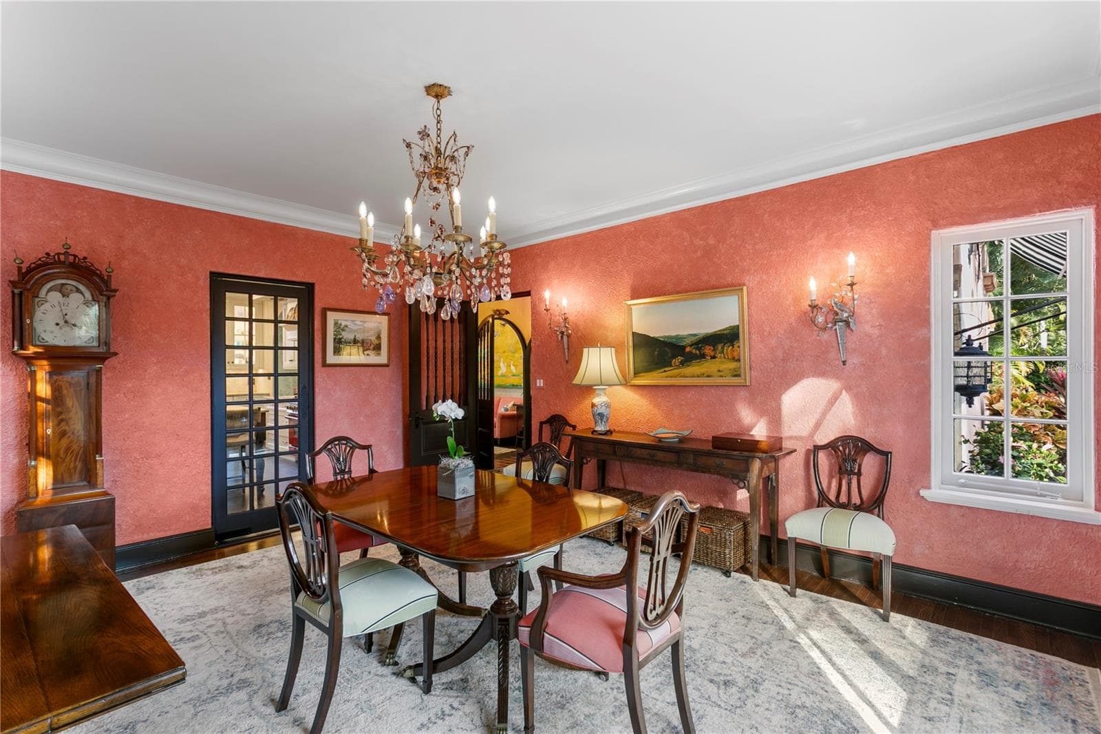 Original crown moldings, baseboards, and flooring throughout. - 7211 3RD AVE S, ST PETERSBURG